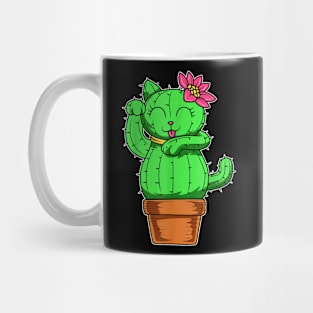 Cactus Cat Gardener Garden Cactacea Succulent Plant Cacti Mug